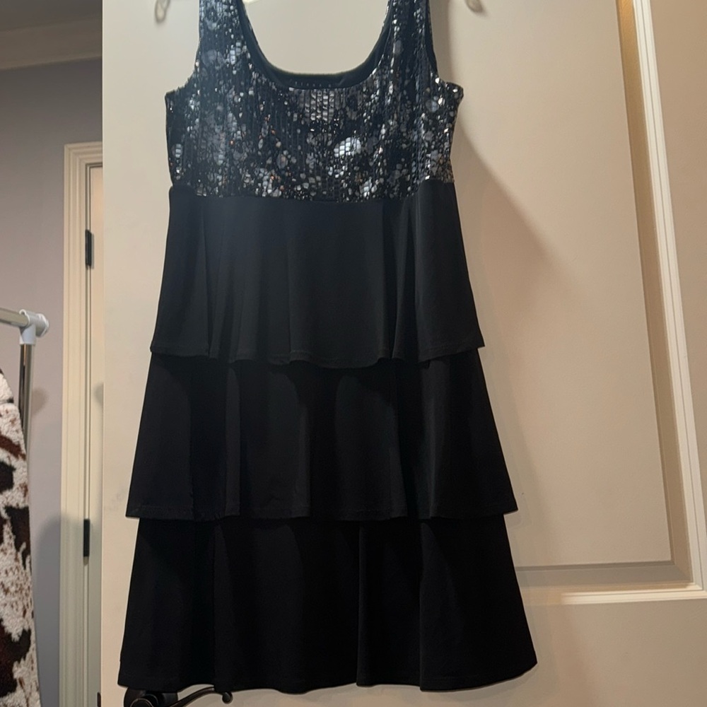 Black cocktail dress